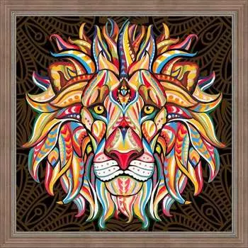 Алмазная вышивка «Дух льва»