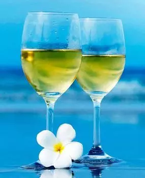 Алмазная вышивка «Два бокала»