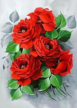 Алмазная вышивка «Изысканные розы»