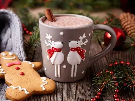 Алмазная вышивка «Какао с корицей»