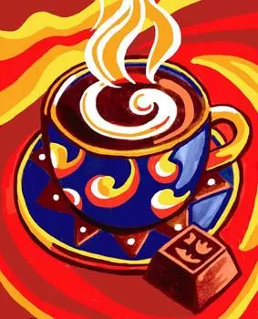 Алмазная вышивка «Кофейный аромат»