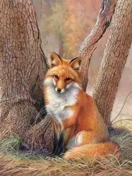 Алмазная вышивка «Лисица»