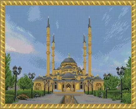 Алмазная вышивка «Сердце Чечни»