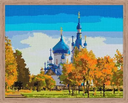 Алмазная вышивка «Синие купола»