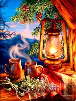 Алмазная вышивка «Сказочный вечер»