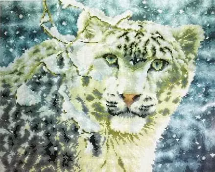 Алмазная вышивка «Снежный барс»