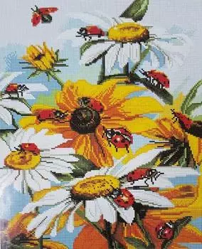 Алмазная вышивка «Солнечные цветы»