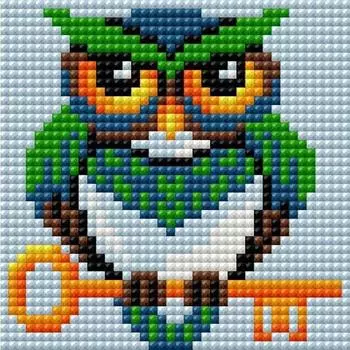 Алмазная вышивка «Сова» (на магнитной основе)