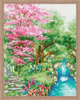 Алмазная вышивка «В гостях у весны»