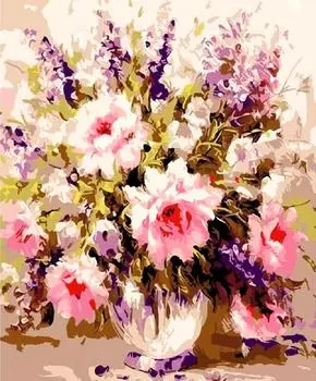 Алмазная вышивка «Воздушные розы»