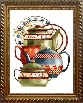 Алмазная вышивка «Время чая»