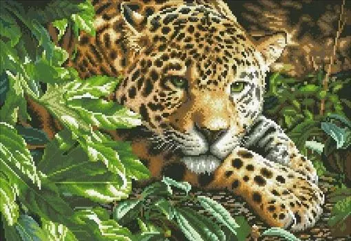 Алмазная вышивка «Ягуар»