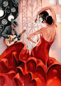 Алмазная вышивка «Жаркая сальса»