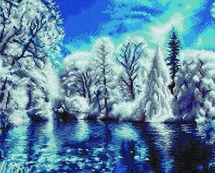 Алмазная вышивка «Зимняя красота»