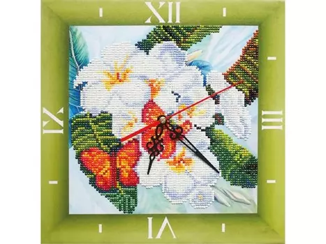 Алмазные часы «Бабочки и магнолии»