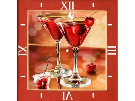 Алмазные часы «Вишневое мартини»