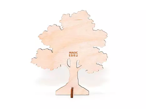 Деревянная заготовка для эбру Волшебное дерево, Magic EBRU