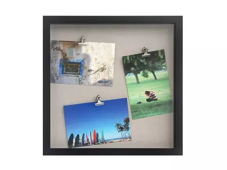 Фоторамка комбинированная черная