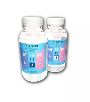 Эпоксидная смола для рисования и бижутерии One-to-One (средняя густота) 600 г, Resin Pro