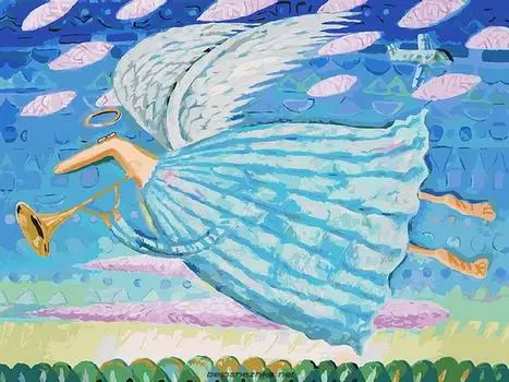 Картина по номерам «Ангел»