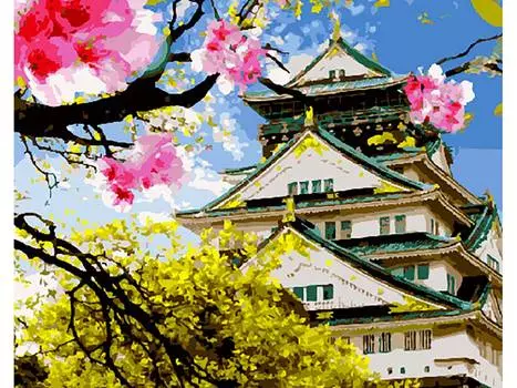 Картина по номерам «Азиатская весна»