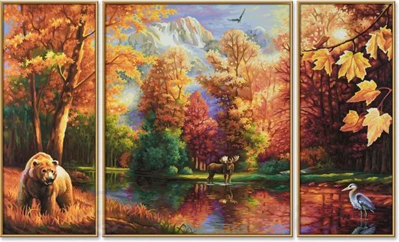 Картина по номерам «Бабье лето»