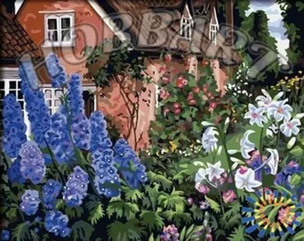 Картина по номерам «Бабушкин садик»