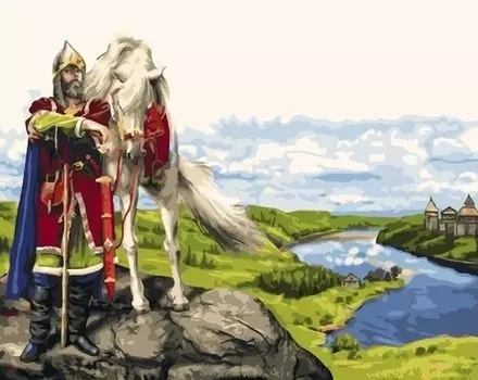 Картина по номерам «Богатырь»