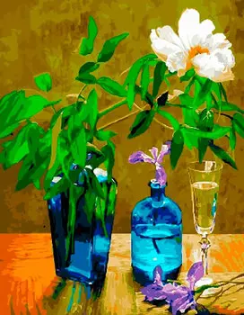 Картина по номерам «Бокал шампанского»