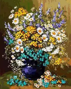 Картина по номерам «Букет из лета»