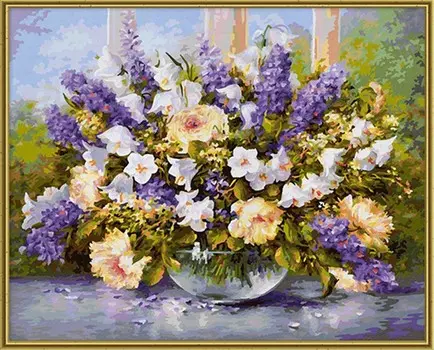 Картина по номерам «Букет полевых цветов»