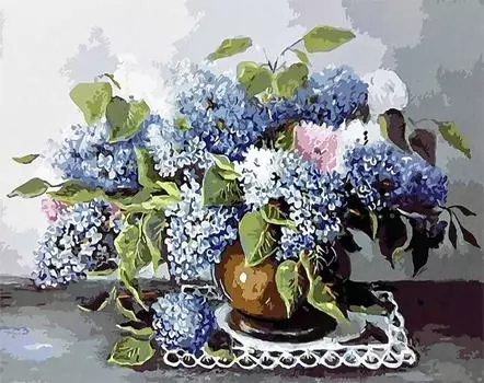 Картина по номерам «Букет сирени»