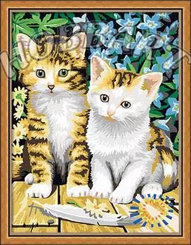 Картина по номерам «Чудесные котята»