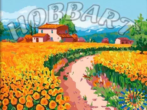 Картина по номерам «Цветочное поле»