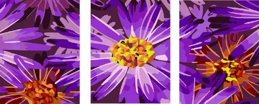 Картина по номерам «Цветы»