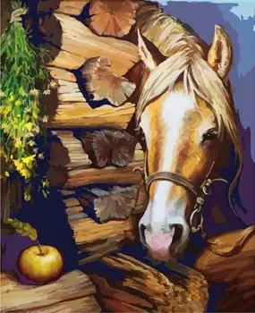 Картина по номерам «Деревенский пейзаж»