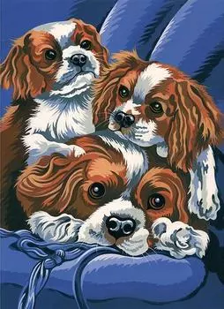 Картина по номерам «Домашние любимцы»
