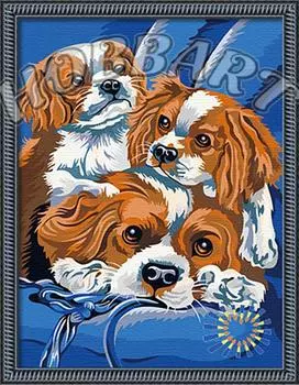 Картина по номерам «Домашние любимцы»