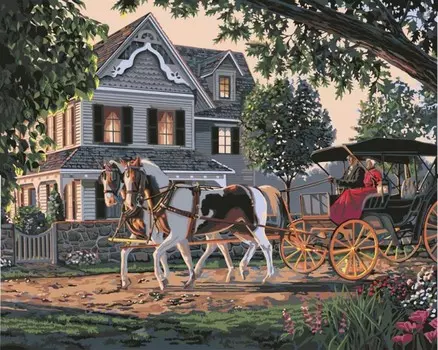 Картина по номерам «Дорога домой»