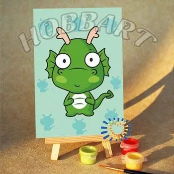 Картина по номерам «Дракоша»