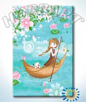 Картина по номерам «Дюймовочка»