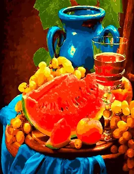 Картина по номерам «Фруктовый натюрморт»