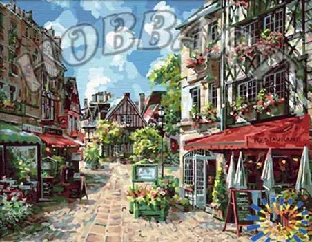 Картина по номерам «Город просыпается»