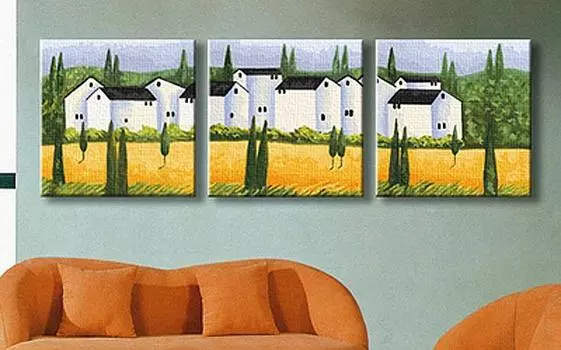 Картина по номерам «Городок в Провансе»