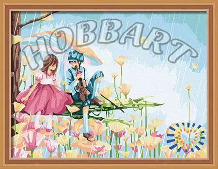 Картина по номерам «Грибной дождь»