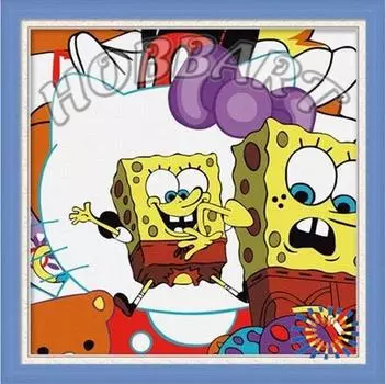Картина по номерам «Губка Боб. Sponge Bob»