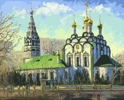 Картина по номерам «Храм Святителя Николая в Хамовниках»