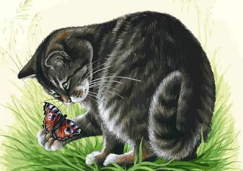 Картина по номерам «Игры на открытом воздухе»