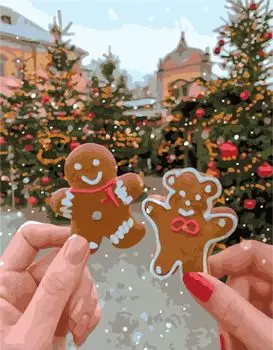 Картина по номерам «Имбирные пряники»