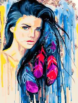 Картина по номерам «Индейские мотивы»